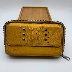 Sam and Hadley Yellow Leather Wallet